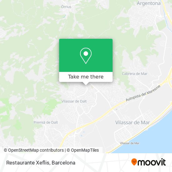 Restaurante Xeflis map
