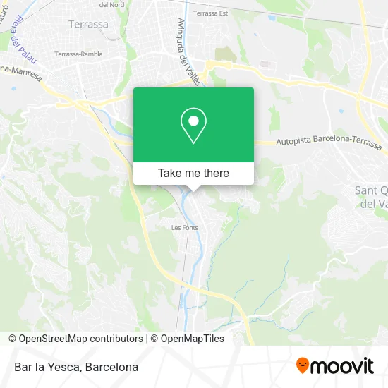 Bar la Yesca map