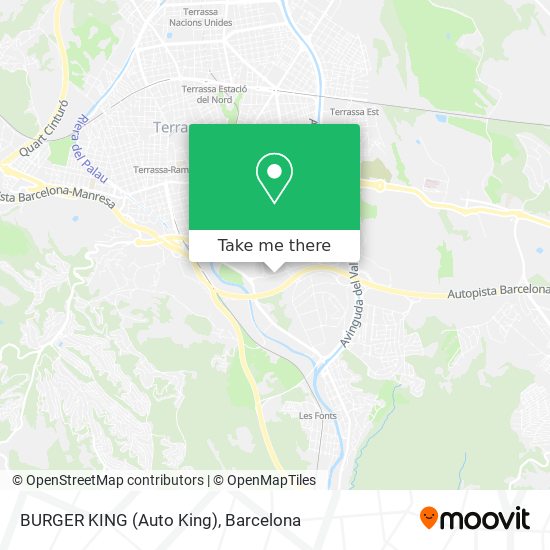 BURGER KING (Auto King) map