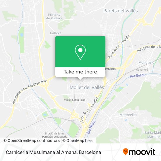 Carniceria Musulmana al Amana map