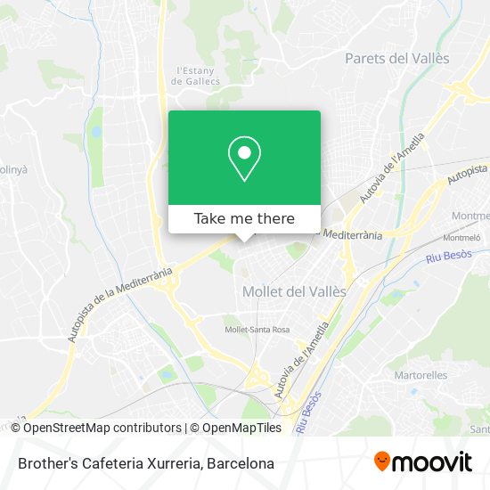 Brother's Cafeteria Xurreria map