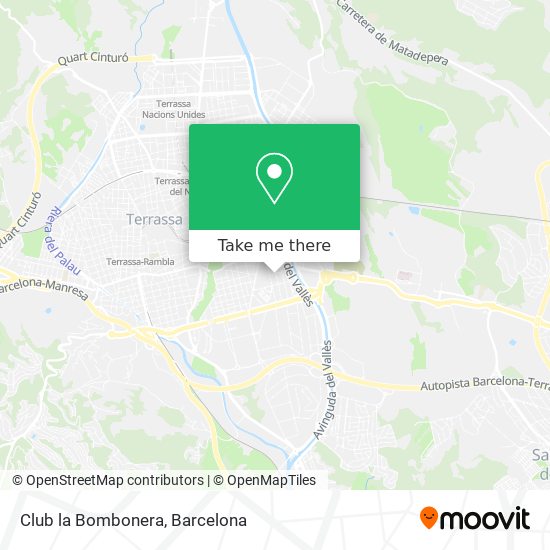 mapa Club la Bombonera