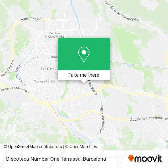 Discoteca Number One Terrassa map