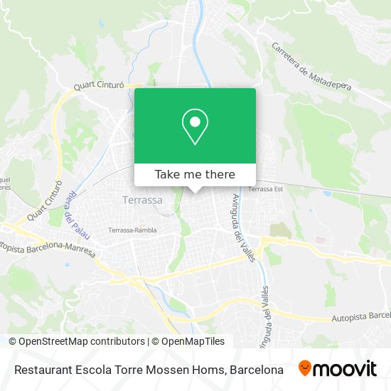 Restaurant Escola Torre Mossen Homs map