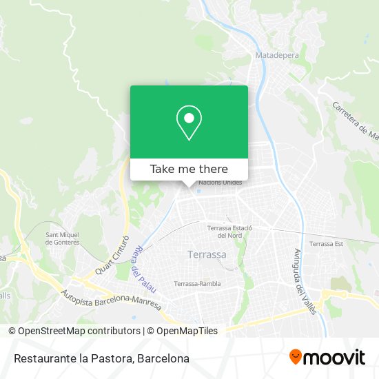 mapa Restaurante la Pastora