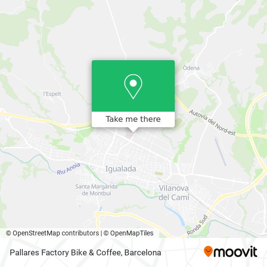 Pallares Factory Bike & Coffee map