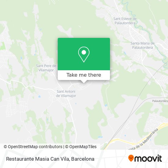 Restaurante Masia Can Vila map