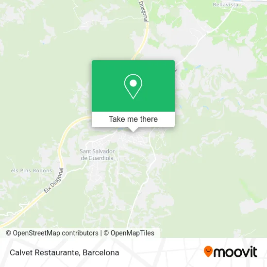 Calvet Restaurante map