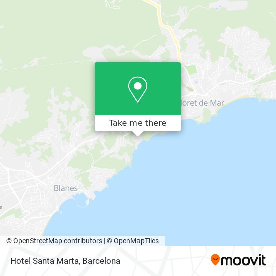 Hotel Santa Marta map