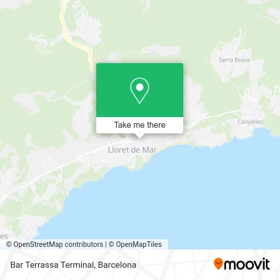 Bar Terrassa Terminal map