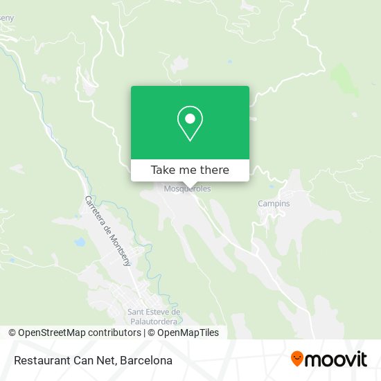 Restaurant Can Net map