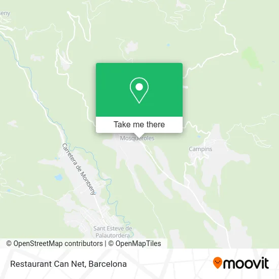 Restaurant Can Net map