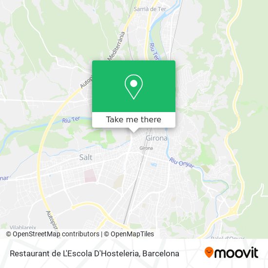Restaurant de L'Escola D'Hosteleria map