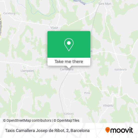 Taxis Camallera Josep de Ribot, 2 map