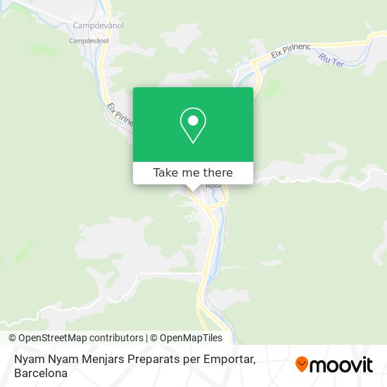 Nyam Nyam Menjars Preparats per Emportar map