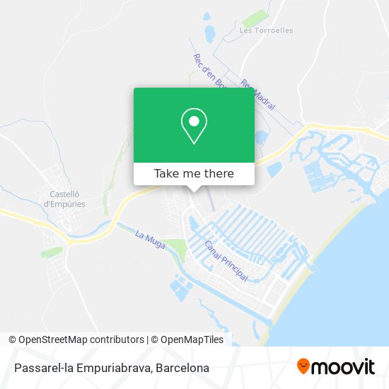 Passarel-la Empuriabrava map