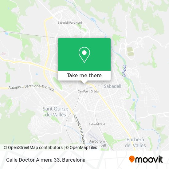 mapa Calle Doctor Almera 33