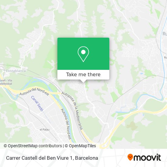 Carrer Castell del Ben Viure 1 map