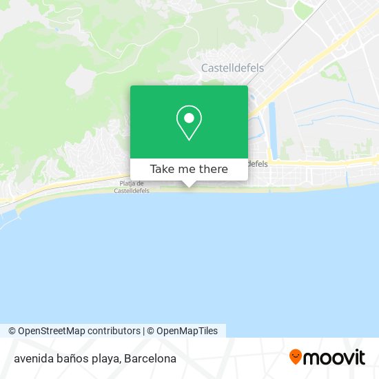 avenida baños playa map