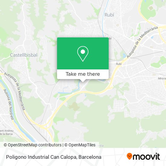 Poligono Industrial Can Calopa map