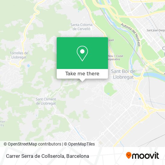 Carrer Serra de Collserola map