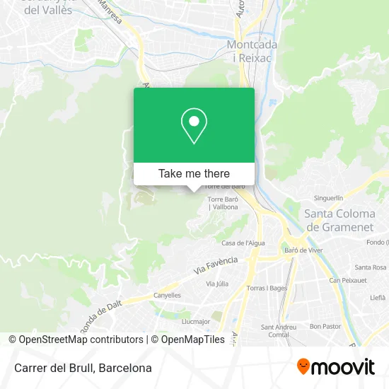 Carrer del Brull map