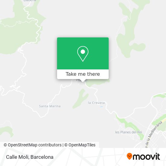 Calle Moli map