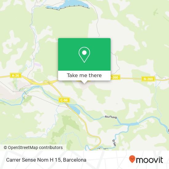 Carrer Sense Nom H 15 map
