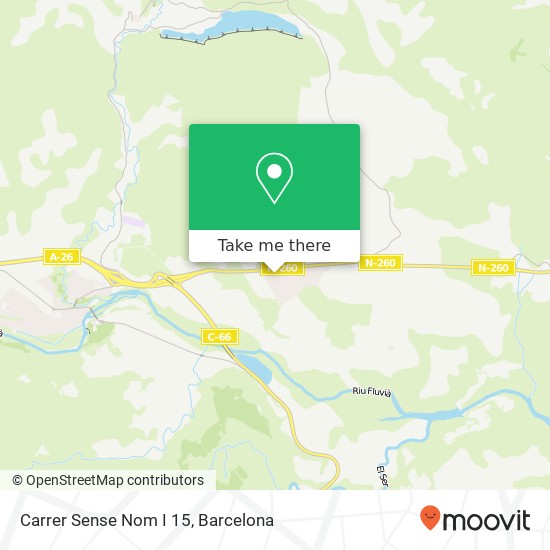 Carrer Sense Nom I 15 map