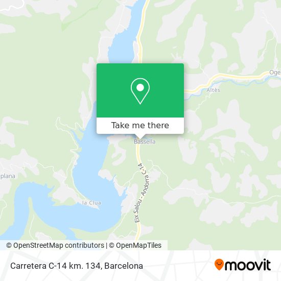 Carretera C-14 km. 134 map
