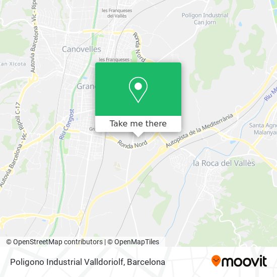 Poligono Industrial Valldoriolf map