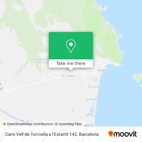 Camí Vell de Torroella a l'Estartit 142 map