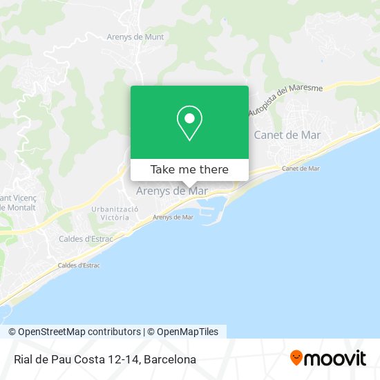Rial de Pau Costa 12-14 map