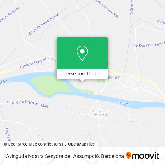 Avinguda Nostra Senyora de l'Assumpció map