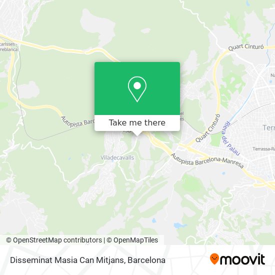 Disseminat Masia Can Mitjans map