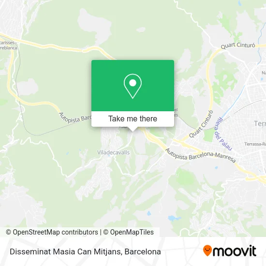 Disseminat Masia Can Mitjans map