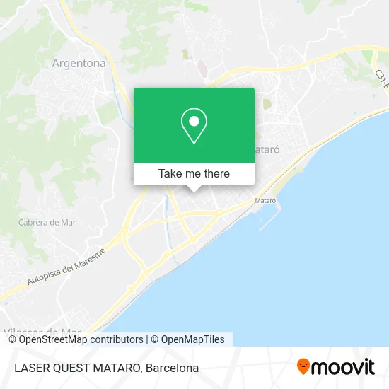 LASER QUEST MATARO map