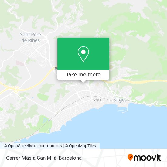 Carrer Masia Can Milà map
