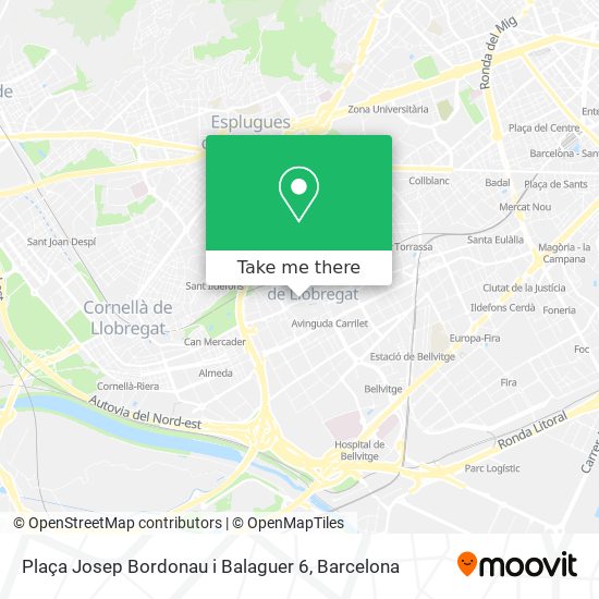 Plaça Josep Bordonau i Balaguer 6 map
