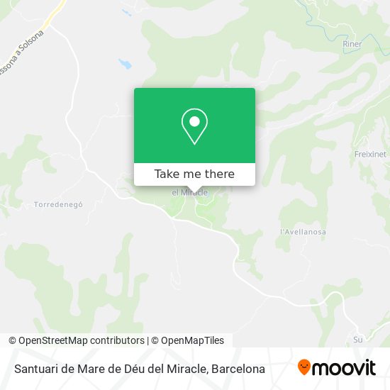Santuari de Mare de Déu del Miracle map