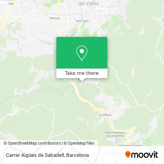 Carrer Aigües de Sabadell map