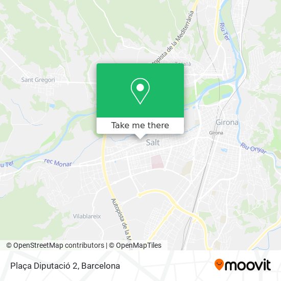 Plaça Diputació 2 map