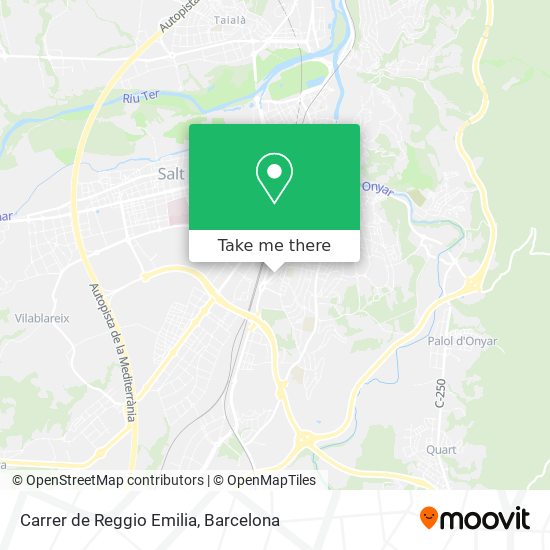 Carrer de Reggio Emilia map