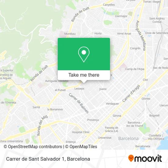 Carrer de Sant Salvador 1 map