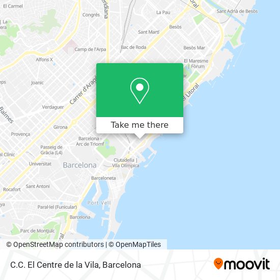 C.C. El Centre de la Vila map