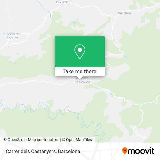Carrer dels Castanyers map