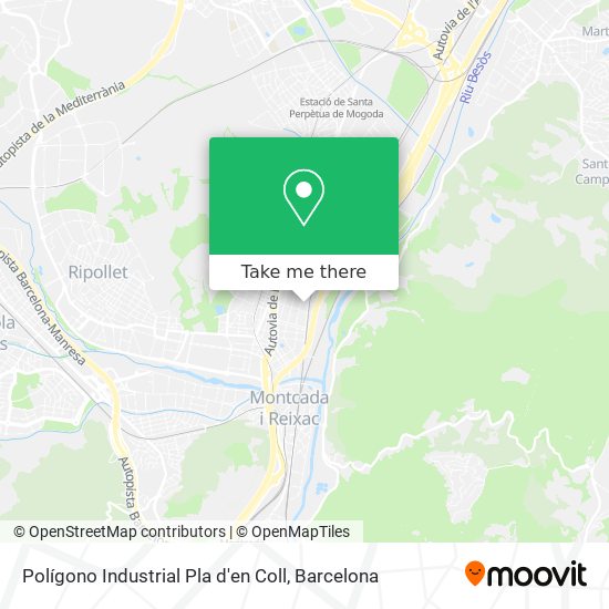 Polígono Industrial Pla d'en Coll map