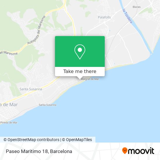 mapa Paseo Maritimo 18