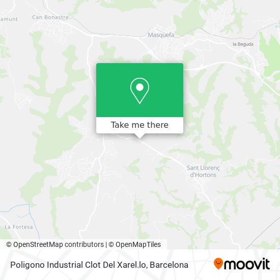 Poligono Industrial Clot Del Xarel.lo map