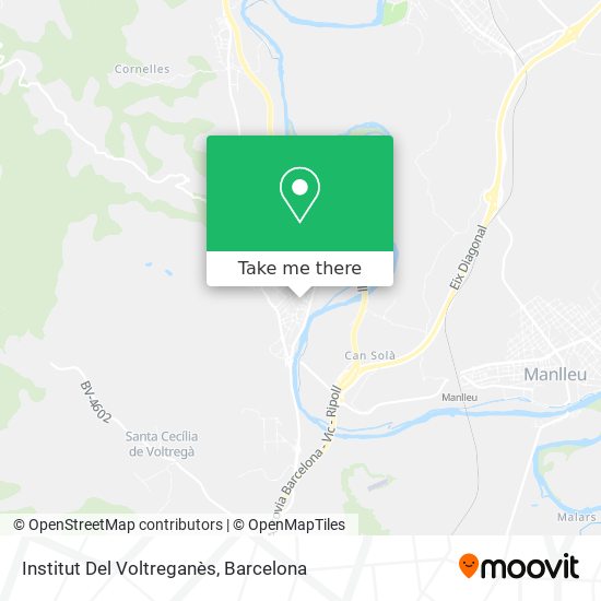 Institut Del Voltreganès map